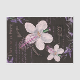 Papel De Seda Vintage - Flores Francas Ephemera Decoupage