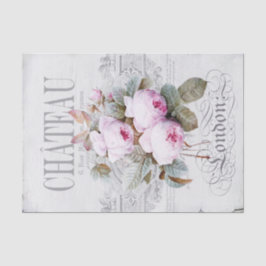 Papel De Seda Vintage French London Pink Peony