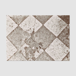 Papel De Seda Vintage Harlequin Inspirou Textura Sépia Antiga