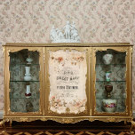 Papel De Seda Vintage Harp Sheet Music Floral Ephemera Decoupage<br><div class="desc">Ótima ilustração da partitura "Sing Sweet Harp" com sutil borda gravada com cantos florais em fundo de pergaminho angustiado.</div>