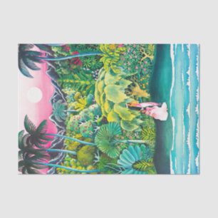 Papel De Seda Vintage Hawaii Viagem