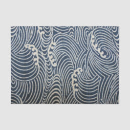 Papel De Seda Vintage Japonês Textile, Wave Standard