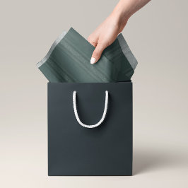 Papel De Seda Vintage Leaf Stripe Verde