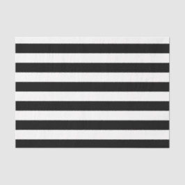 Papel De Seda Vintage listras negras e brancas clássicas