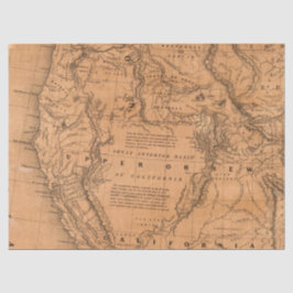 Papel De Seda Vintage Map Series Design 10