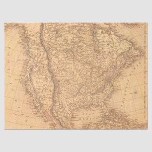 Papel De Seda Vintage Map Series Design 5