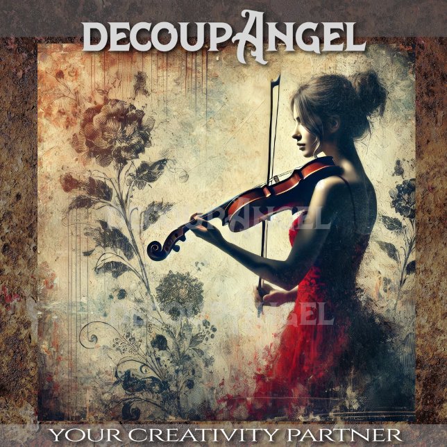 Papel De Seda Vintage Melody - Decoupage (Criador carregado)