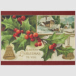 Papel De Seda Vintage Mistletoe Snow Christmas<br><div class="desc">Vintage Mistletoe Snow Christmas Tissue Paper - (Digitar BOKI412 na pesquisa de site (navegador) para ver a oferta de todas as minhas criações. Obrigados. ) - Produto personalizado - Veja nossos outros produtos e coleções, escolha um presente para você e seus queridos. Obrigados para comprar na nossa loja. Venha de...</div>