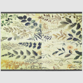 Papel De Seda Vintage Nature Collage Tissue Paper de Elsie Lane