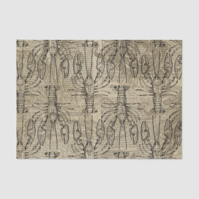 Papel De Seda Vintage náutica (Frente )