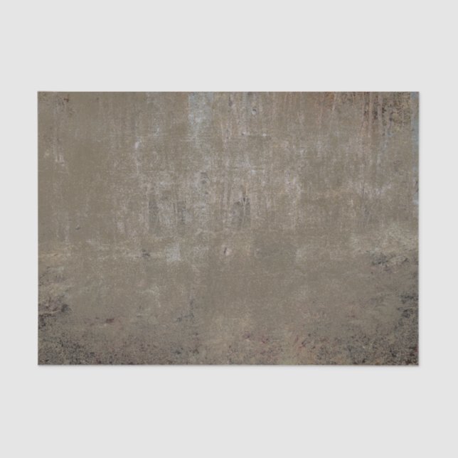 Papel De Seda Vintage, Oliveira Verde, Textura Negra (Frente )