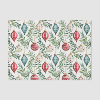 Papel De Seda Vintage Ornaments Natal Elegante
