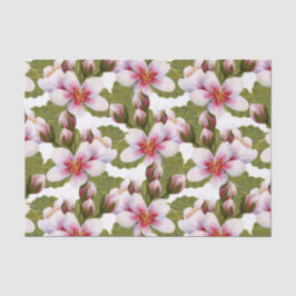 Papel De Seda Vintage Pink Watercolor Floral