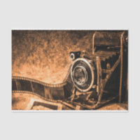 Vintage Potografia Camera Film Decoupage