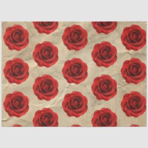 Papel De Seda Vintage Red Decoupage