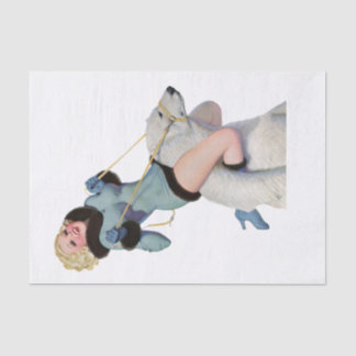 Papel De Seda Vintage Retro Pin up Girl Decoupage Furages