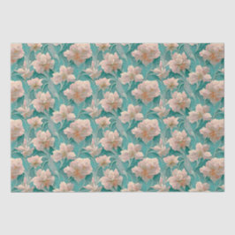 Papel De Seda Vintage Romantic Floral Design