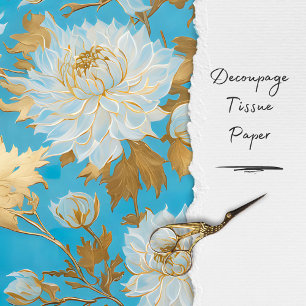 Papel De Seda Vintage Rustic Floral Decoupage