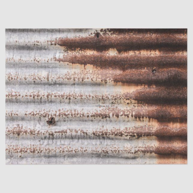 Papel De Seda Vintage Rusty Metal (Frente )