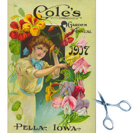 Papel De Seda Vintage Seed Catalog Cole's 1907