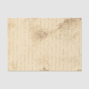 Papel De Seda Vintage Sepia Letra Manuscrita