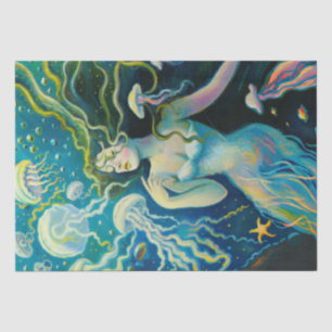 Papel De Seda Vintage Sereid Wall Decor Sereids Sea Nymph