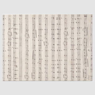 Papel De Seda Vintage Sheet Music Paper for Decoupage 