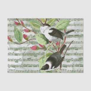 Papel De Seda Vintage Songbird on Sheet Music