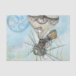 Papel De Seda Vintage Steampunk