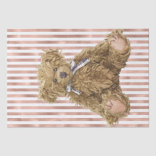 Papel De Seda Vintage Teddy Bear