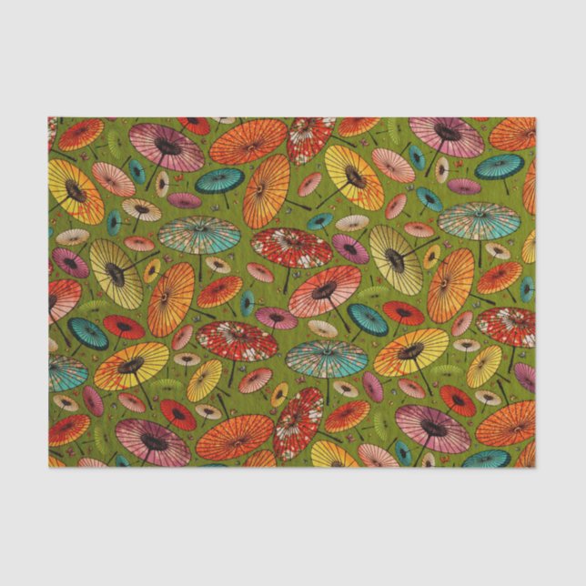 Papel De Seda Vintage Tradicional Japonês Paper Impressão (Frente )