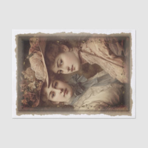 Papel De Seda Vintage Victorian Lady Portrait Decoupage