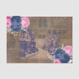 Papel De Seda Vintage Victorian Street Old paper tissue paper