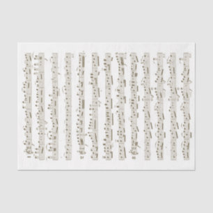 Papel De Seda Vintage Violin Sheet Music Sepia Decoupage