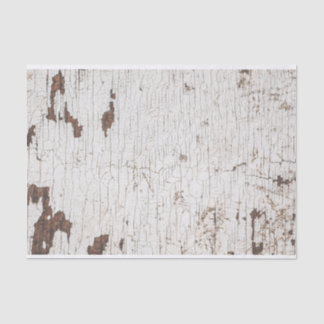 Papel De Seda Vintage White Painted Wood