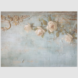 Papel De Seda Vintage white rosa Gold Fornalha