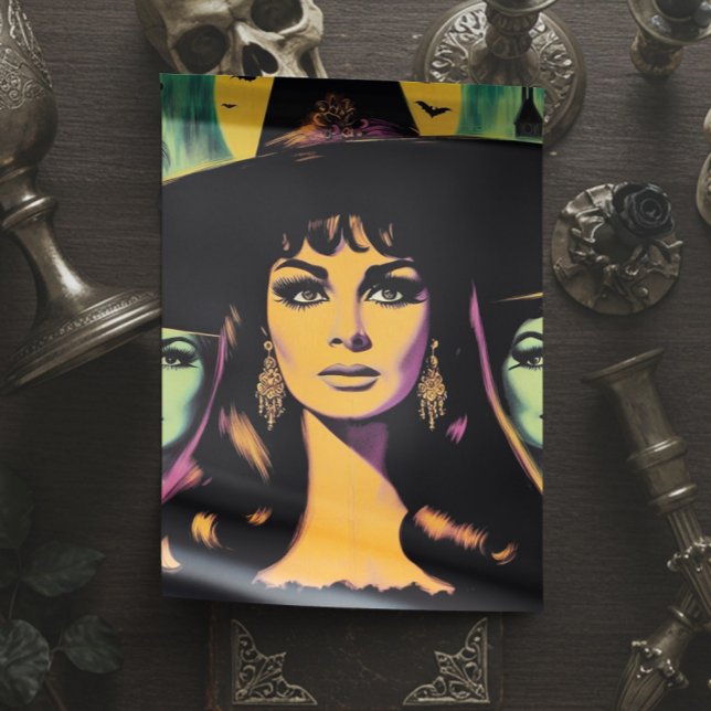 Papel De Seda Vintage Witch (Criador carregado)