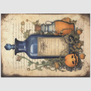 Papel De Seda Vintage Witch Potion Design, Série 4