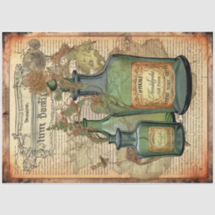 Papel De Seda Vintage Witch Potion Design série 5