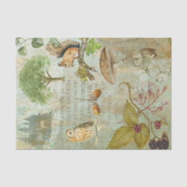 Papel De Seda Vintage Woodland Ephemera