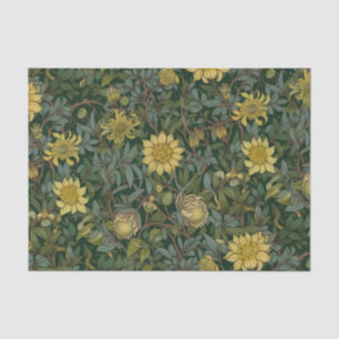 Papel De Seda Vintage Yellow Floral