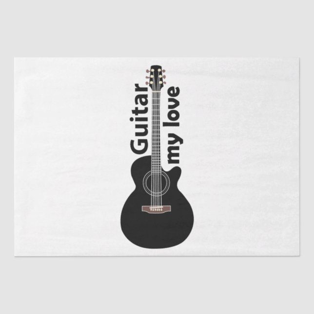 Papel De Seda Violão Meu Violão (Frente )