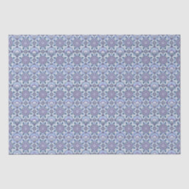 Papel De Seda Violeta, Lavanda, Lilás, Azuis e Branco Art Déco