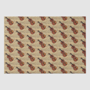 Papel De Seda Violin Vintage Music
