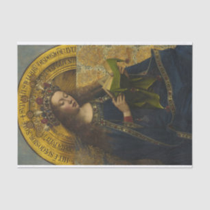 Papel De Seda Virgem Enthroned, A Altarpeça Gante