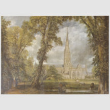 Visão da Catedral de Salisbury (por John Constable