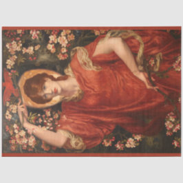 Papel De Seda Visão de Fiammetta (por Dante Gabriel Rossetti)