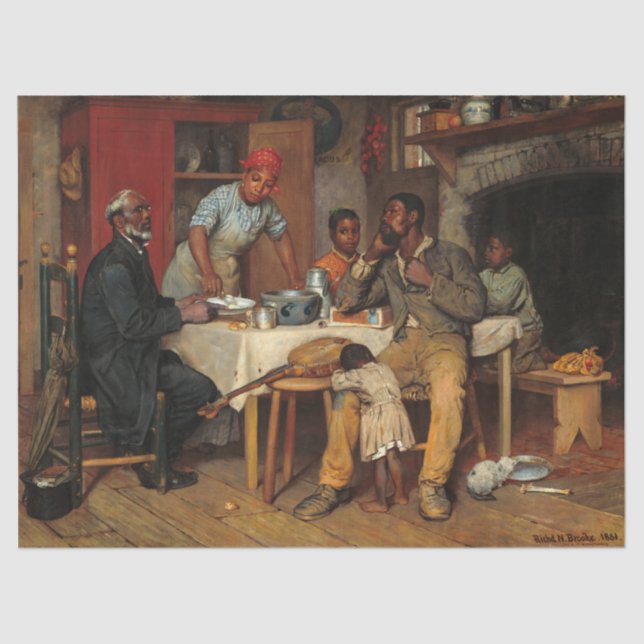 Papel De Seda Visita Pastoral de Richard Norris Brooke (Frente )