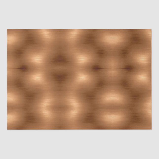 Papel De Seda Vista de Cobre Esmagada (Frente )
