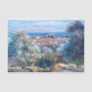 Papel De Seda Vista marítima de Auguste Renoir